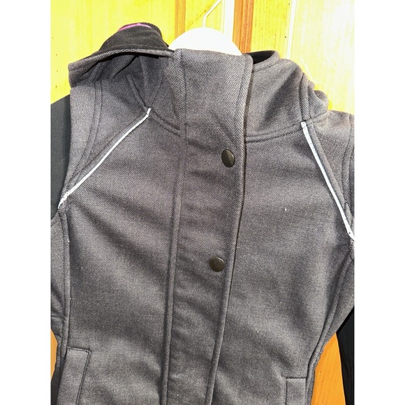 Ivivva by Lululemon Girls 10 Hooded Jacket Coat Long Sleeve Zip Pockets - Picture 4 of 16